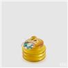 EDG Enzo De Gasperi Candela Circle con Profumo H 7,5 Cm D 7,5 Cm Bomboniera Vetro Amber