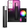 Philips Hue Turaco Palo da Terra per Esterni, Luce Smart Tunabel Bianca e Colori, Luminosità 1.100 lm, Lampadina A60 Inclusa, Regolabile, Resistente a Intemperie IP44, Compatibile con Matter, Zigbee