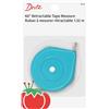 Dritz Retractable Tape Measure Metro a Nastro Retrattile, 152,4 cm, Rosa, Viola, Fucsia, Turchese, 60-inch