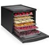 Princess Food Dehydrator con 6 Vassoi in Acciaio Inox, Temperatura Regolabile, Display Touch, Timer fino a 48 Ore, 550 W, 01.112398.01.001