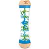 Hape Cascata di Perline - Blu | Mini Bastone Della Pioggia Musicale in Legno con Sonaglio per bambini dai 12 mesi in su