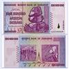 RBZ, banconota dello Zimbabwe da 500 miliardi dollari, 2008 UNC, record mondiale di inflazione