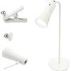 ANSMANN 3in1 Lampada da scrivania a LED infinitamente dimmerabile con controllo a sfioramento Lampada da parete Lampada da lavoro ricaricabile con tipo C