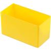 hünersdorff - Scatola per inserti in polistirene ad alta resistenza (PS), dimensioni: 108 x 54 x 63 mm, colore: giallo