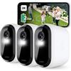 Arlo Essential2 - Cam 2K Bianca X3 - Protezione Smart 2K per Tutta la Casa