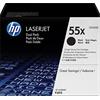HP Confezione da 2 cartucce originali di Toner nero ad alta capacità LaserJet 55X