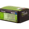 Lexmark 802HC cartuccia toner 1 pz Originale Ciano