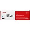 Canon 045 H cartuccia toner 1 pz Originale Ciano
