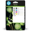 HP Confezione da 4 cartucce di inchiostro CMYK originali 937