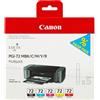 Canon 5 Cartucce d'inchiostro Multipack PGI-72 MBK/C/M/Y/R