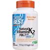 Doctor's Best Vitamina naturale K2 MK7 con MenaQ7, 45mcg - 60 vcaps