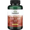 Swanson Olio di fegato di merluzzo norvegese incontaminato, 1000 mg - 60 capsule molli