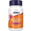 NOW Foods Vitamina D-3, 5000 UI - 30 capsule molli