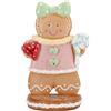 TIMSTOR Decorazione Natalizia Biscotto Omino di Pan di Zenzero 20,5cm Poliresina
