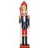 TIMSTOR Soldatino Schiaccianoci di Natale 60cm in Legno