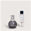 LAMPE BERGER Lampada Catalitica Cofanetto Disco Gris con Flacone 250ml Poussiere d'Ambre