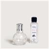LAMPE BERGER Lampada Catalitica Cofanetto Disco Trasparent con Flacone 250ml Liliflora