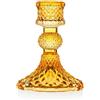EMÒ ITALIA Convivium Candeliere Piccolo in Vetro Ambra 10cm