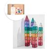 Connetix 40 Pezzi Tessere Magnetiche Piccole e Grandi Pastello