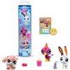 Littlest Pet Shop BANDAI Littlest Pet Shop Pack 3 Park Pets BF00598 Set di 3 Animali domestici, Accessorio, Carta da collezione e codice virtuale, Generazione 7, Animali domestici #99, #100, #101, Bambini di 4 anni+