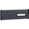 SILMEC Placca buca lettere 266x90 mm in alluminio verniciato grigio ferro Silmec 10-600.84