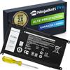 NinjaBatt Batteria per Dell WDX0R P69G Inspiron 13 15 5000 7000 5570 5567 7579 5578 5568 7569 5579 5565 7573 13 7378 5378 7368 5379 5368 7375 17 5767 Y3F7Y - [42Wh/11.4v]
