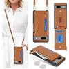 SailorTech Custodia per Google Pixel 7a in Pelle Portafoglio con porta carte di credito, Cover per Pixel 7a Cellulare Regolabile Collana con slot per carte di credito-Marrone