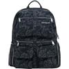 Desigual zaino per il tempo libero Chester Whiskey Embroidery Denim Big Backpack Black grigio scuro
