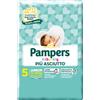 FATER SpA PAMPERS BABY DRY PANNOLINI DOWNCOUNT JUNIOR 16 PEZZI