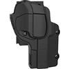 OMITAC Beretta Fondina 92 Clip da Cintura OWB per 92fs 98fs M9 - Nascosta IWB Destra Nero