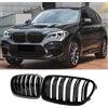 Jinpengyong G01 Griglia Radiatore per BMW Serie X3 G01 2018-2021 Serie X4 G02 2019-2021 Griglia Anteriore Nera Lucida doppio ponte sportivo (For X3 G01 2019-2021)