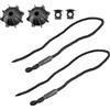 Tokaneit Auto Cappelliera Posteriore Scaffale String,Corda con Clip di Fissaggio per Ripiano Posteriore,Cinghia Universale per Portapacchi,Corda di Fissaggio Universale per Portapacchi 2 Paio Tokaneit