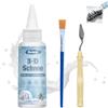 Gubuyi 200ml Neve Artificiale, Neve Decorativa Artificiale, Pasta di Neve Bianca Decorativa, Neve Finta per Decorazioni, Decorazioni Natalizie e Modellismo di Scene Innevate