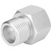 Jeffergarden Adattatore CO2 TR21 X 4 a W21.8 14, Convertitore in Alluminio per Bombola di Soda, Connettore per Serbatoio CO2