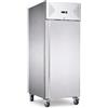 Ristoattrezzature Modello: 11676001063012,Armadio congelatore refrigerato Classe A in acciaio inox 1 anta 700 lt, ventilato -18 -22 °C tropicalizzato a basso consumo energetico