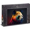Ulmer Puzzleschmiede - Puzzle Beyond Black & White - Il panda come moderno puzzle con 1000 pezzi - Ritratto artistico Panda della collezione Puzzle Colori & Fantasy, Made in Germany