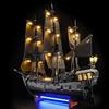 BRIKSMAX Kit di luci 2.0 compatibile con icone Lego Captain Jack Sparrow's Pirate Ship 10365 - Kit di illuminazione a LED (solo accessori), tecnologia per nascondere i cavi per display, regali e