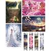 LinPuzzle Mini puzzle per adulti (confezioni da 4) Puzzle a doppia faccia con progetto di riferimento, micro puzzle, viene fornito con pinzette per piccoli puzzle, adatto come regalo
