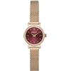 Breil, Collezione Darling, Orologio Donna in Acciaio, Bracciale Sottile e Flessuoso in Maglia Milanese, Lunetta Decorata, Chiusura a Scorrimento, Cassa 18 mm, Lunghezza Regolabile 13.5-19 cm, Bronze