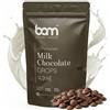 BAM Gocce di Cioccolato al Latte 35.1% - Gocce Cioccolato per Dolci, Biscotti, Panettone e Pasticceria - Chocolate Chips di Qualità - 250g
