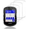 Locofun Protezione Schermo per Garmin Edge 540/840, 3 Pezzi HD Trasparente Pellicola Protettiva, Durezza 9H HD Chiaro Pellicola, Installazione Facile, Anti graffio,