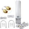 ZHITING Antenna 4G LTE Esterno Mimo Omnidirezionale 698-2700 MHz Connettore SMA,con Adattatore CRC9 TS9,Guadagno Fino 12 dBi, per Router 4G router Hotspot mobile Wireless Home Phone(Cavo 2 x 5M)
