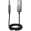 MMOBIEL Adattatore AUX Bluetooth USB - Ricevitore Bluetooth per Auto da 3,5 mm - Adattatore AUX BT - USB-A a jack da 3,5 mm con Microfono Ricevitore Wireless per Musica e Chiamate in Vivavoce