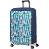 Samsonite - Custodia pieghevole per valigia M, Multicolore (City Print)