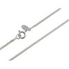 Silberketten-Store Catenina a maglia bizantina, 1,6 mm, in argento Sterling 925, lunghezza disponibile da 32 cm a 37 cm, da bambino e Argento, cod. 1235