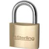 Sterling BPL150 Ecobbler - Lucchetto in ottone con 2 chiavi, 50 mm