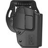 OMITAC Fondina Sig p320, fondina Owb per Sig Sauer P320 M17 Sig M18 Cintura esterna Fondina per pagaia nascosta Anto Lock Livello di ritenzione 2 Fondina tattica per pistola in polimero nero Cant…
