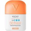 VICHY (L'Oreal Italia SpA) Vichy Capital Soleil Uv Aqua Fluido Idratante Colorato SPF50 - Protezione solare molto alta per il viso - Tonalità chiara - 50 ml