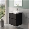 Villeroy & Boch Avento lavabo, mobile evineo ineo5 evo La: 58 cm, 2 scomparti estraibili, con maniglia incassata,, 415860R1+BE0723BM, Avento [Mobili da Bagno > Mobili con Lavabo Integrato]