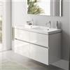 Villeroy & Boch Avento lavabo doppio, mobile evineo ineo5 evo La: 118 cm, 4 scomparti estraibili, con maniglia incassata,, 4A23CK01+BE0726WH, Avento [Mobili da Bagno > Mobili con Doppio Lavabo]